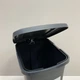 Контейнер для сміття пластиковий 8 л з педалькою Elif Plastik 344 сірий - зображення 3