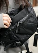 Большая женская поясная сумка бананка Sambag DynamicDart черный принт - изображение 8