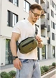 Сумка через плечо бананка Sambag хаки - изображение 7