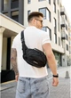 Сумка через плечо бананка Sambag Flex Pro черная - изображение 3