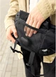 Большая мужская поясная сумка бананка Sambag DynamicDart принт "Palm" тканевая - изображение 8