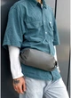 Сумка через плечо бананка Sambag Holster MSH черная с перфорацией - изображение 3