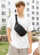 Сумка на пояс бананка Sambag Tirso LCH черный тканевый - изображение 2