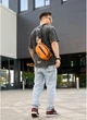 Сумка через плечо бананка Sambag Flex оранжевая - изображение 4