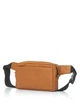 Мужская кожаная сумка бананка Sambag 0ST рыжая кожа - изображение 8