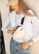 Сумка на пояс бананка Sambag Marina MSG белая - изображение 3