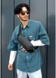 Сумка через плечо бананка Sambag Holster MSH черная с перфорацией W - изображение 2
