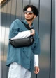 Сумка через плечо бананка Sambag Holster MSH черная с перфорацией W - изображение 4