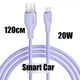 USB кабель 1.2м для Iphone USB-A - Lightning 2.4A Baseus TZCATLZJ-17 фиолетовый - изображение 1