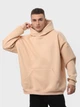 Худи утепленное оверсайз мужское Ray Oversize U0404M XXS-XS Бежевое (RAY2000000040448) - изображение 4