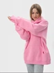 Худи теплое оверсайз женское Ray Oversize U0404W 2XL-3XL Розовое (Ray2000000040554) - изображение 3