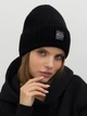Шапка женская Malisa Париж 15-1740-PS-218 One Size Черная - изображение 2