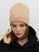 Шапка женская Malisa Париж 15-1740-PS-140 One Size Светло-бежевая - изображение 1
