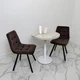 Стол кухонный круглый RoMax Round 70 см Loft Белая Аляска/Белый - изображение 2