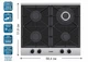Варильна поверхня газова Prime Technics PGH 50053 FGBIXC - зображення 2