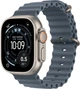 Смарт-годинник Apple Watch Ultra 3 GPS + Cellular 49mm Natural Titanium Case with Anchor Blue Ocean Band (MEWH4) - зображення 1