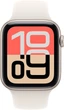 Смарт-годинник Apple Watch SE 3 (2025) GPS 44mm Aluminium Case with Starlight Sport Band M/L Starlight (MEHJ4) - зображення 2