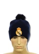 Зимняя шапка с помпоном Реал Мадрид (Real Madrid) (one-size) Темно-синий - изображение 1