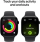 Smartwatch Apple Watch Series 11 GPS + Cellular 46mm Jet Black Aluminium Case with Black Sport Band - S/M (MFC24) - obraz 4