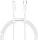 Кабель Baseus Superior Series Fast Charging Data Cable Type-C to iP PD 20W 2m White (CATLYS-C02) - изображение 1