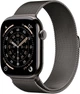 Smartwatch Apple Watch Series 11 GPS + Cellular 46mm Slate Titanium Case with Slate Milanese Loop - M/L (MFD44) - obraz 1