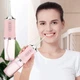 Іригатор для чищення зубів та порожнини рота Oral Irrigator з акумулятором та змінними насадками Рожевий - изображение 2