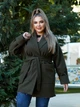 Женское кашемировое пальто SOLINNA , Модель 6423 Хаки, 58-60 - изображение 3