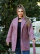 Женское кашемировое пальто SOLINNA , Модель 6423 Розовый, 50-52 - изображение 2
