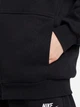 Подростковая теплая толстовка на флисе с капюшоном для девочки Nike FD2931-010 XL 156-166 см Black/White (196607237083) - изображение 9