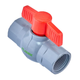 Кран кульовий Plamix PVF-1" FF PVC (PM0627) - зображення 1