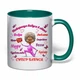 Чашка з друком "Найкраща бабуся в світі" №2 (колір темно-зелений) (30381) - зображення 2