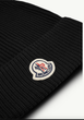 Шапка Moncler черная цвете, One Size (универсальный размер), унисекс. - изображение 2