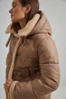 Куртка стьобана з обробкою овчиною Wear me S Кемел (10_24_10069) - зображення 2