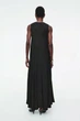 Сукня жіноча cos asymmetric twist-panel midi dress 1243410002 36 Чорна - зображення 5