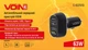 Автомобильное зарядное устройство Voin 63W 1USB QC3.0 18W + 1PD 45W 12/24V (C-63202Q (100)) - изображение 3