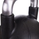 Гиря 8кг цельная тренировочная обрезиненная с хромированной ручкой MdBuddy 2681-8 вес 8кг - изображение 5