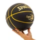 Мяч баскетбольный резиновый черный Spalding Super3 77749Y размер 7 для зала и улицы (Indoor/Outdoor) - изображение 6