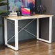 Письменный стол Ferrum-decor Драйв 750x1400x700 Белый металл ДСП Дуб Артизан 16 мм (FRD-103211) - изображение 1