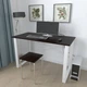 Письмовий стіл Ferrum-decor Драйв 750x1200x600 Білий метал ДСП Венге Магія 16 мм (FRD-105348) - зображення 1