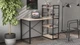 Письмовий стіл Ferrum-decor Серії Конект з етажеркою 75x120x60 чорний ДСП Дуб Сан-Марино 16мм (FRD-104220) - зображення 2