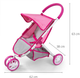 Wózek dla lalek Milly Mally Susie Prestige Pink (2728) (5901761125009) - obraz 4