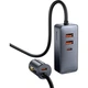 Автомобільний зарядний пристрій Baseus Share Together PPS 2U+2C Gray (CCBT-A0G) [110002] - зображення 2