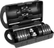 Hantle żeliwne Rebel Active regulowane w walizce z gryfem, zestaw 15 kg RBA-2327-15 (5901890122245) - obraz 5