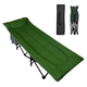 Туристична похідна розкладачка з вбудованим матрацом LEOBRO Green 190 x 67 x 35 см, навантаженням до 150 кг, зелена - зображення 1