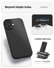 Чехол Spigen Liquid Air для iPhone 17 Matte Black (ACS10369) - изображение 11