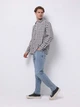Рубашка хлопковая мужская Colin's CL1075649GRC M Gray Check (8684112814353) - изображение 3