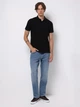 Поло длинное мужское Colin's CL1073960BLK M Black (8684112666266) - изображение 3