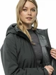 Куртка зимняя женская Jack Wolfskin Heidelstein Ins Jkt W 1115681-4136 S Серо-зеленая (4064886146272) - изображение 3