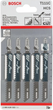 Набір полотен для електролобзика Bosch T 111 C 5 шт (3165140006811) - зображення 2