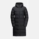 Пуховик зимний длинный женский Jack Wolfskin Frozen Palace Coat W Rds 1204133-6000 2XL Черный (4064993904567) - изображение 6